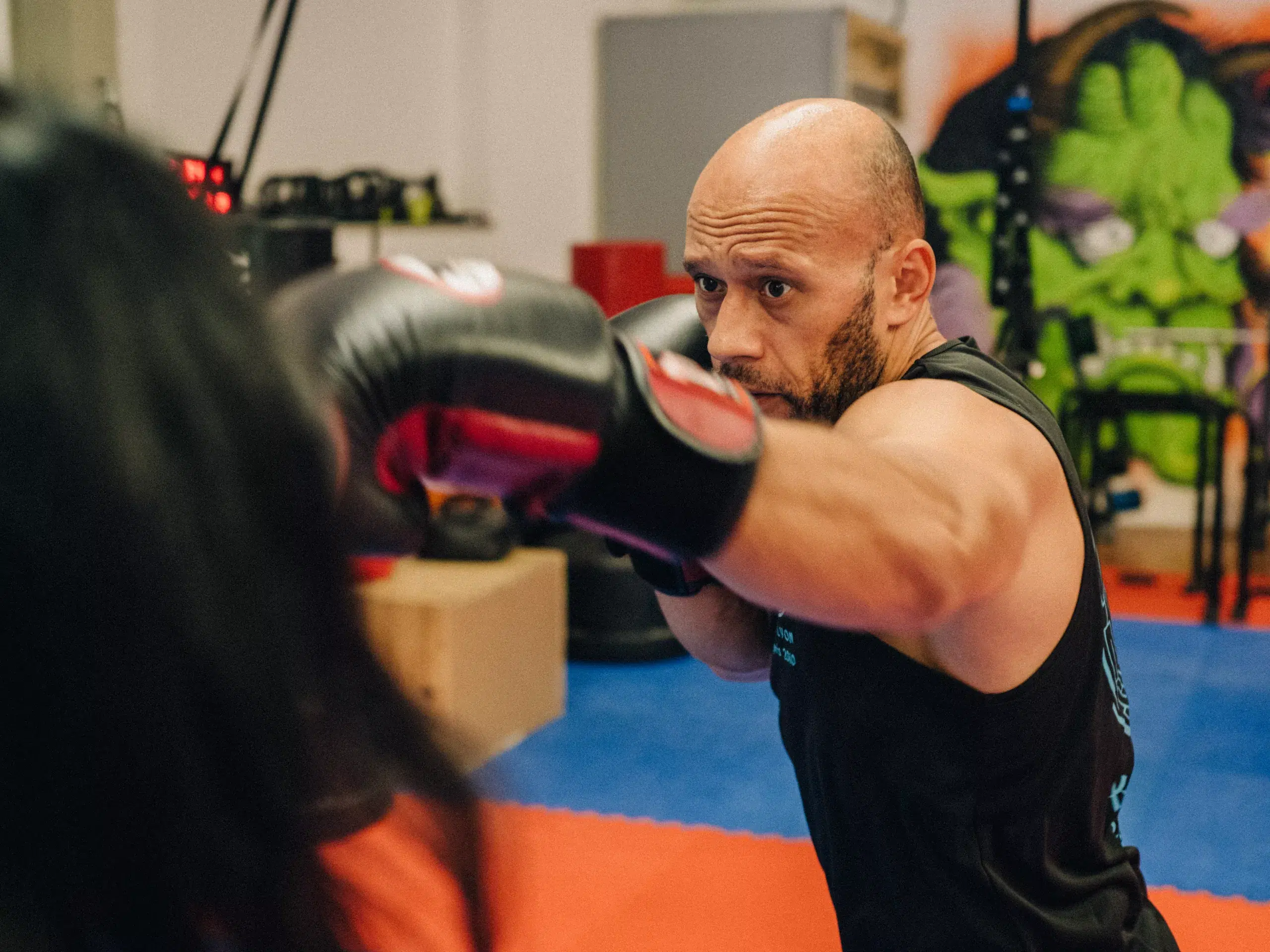 Cours de boxe anglaise le matin